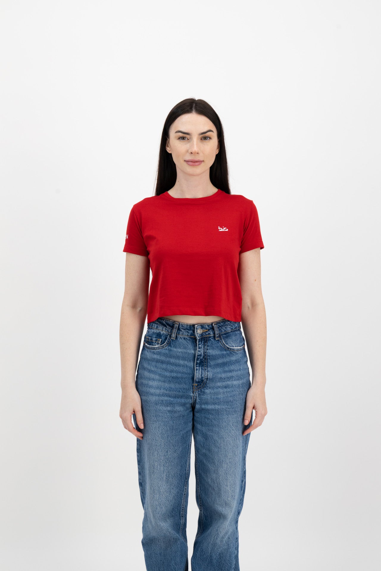 Teens Crop Top Red