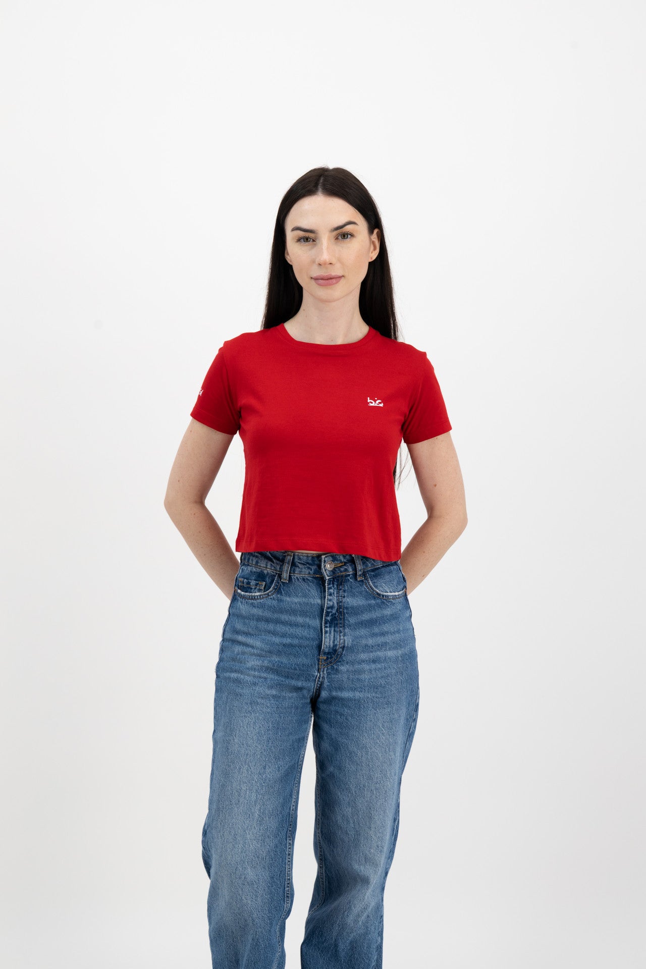 Teens Crop Top Red