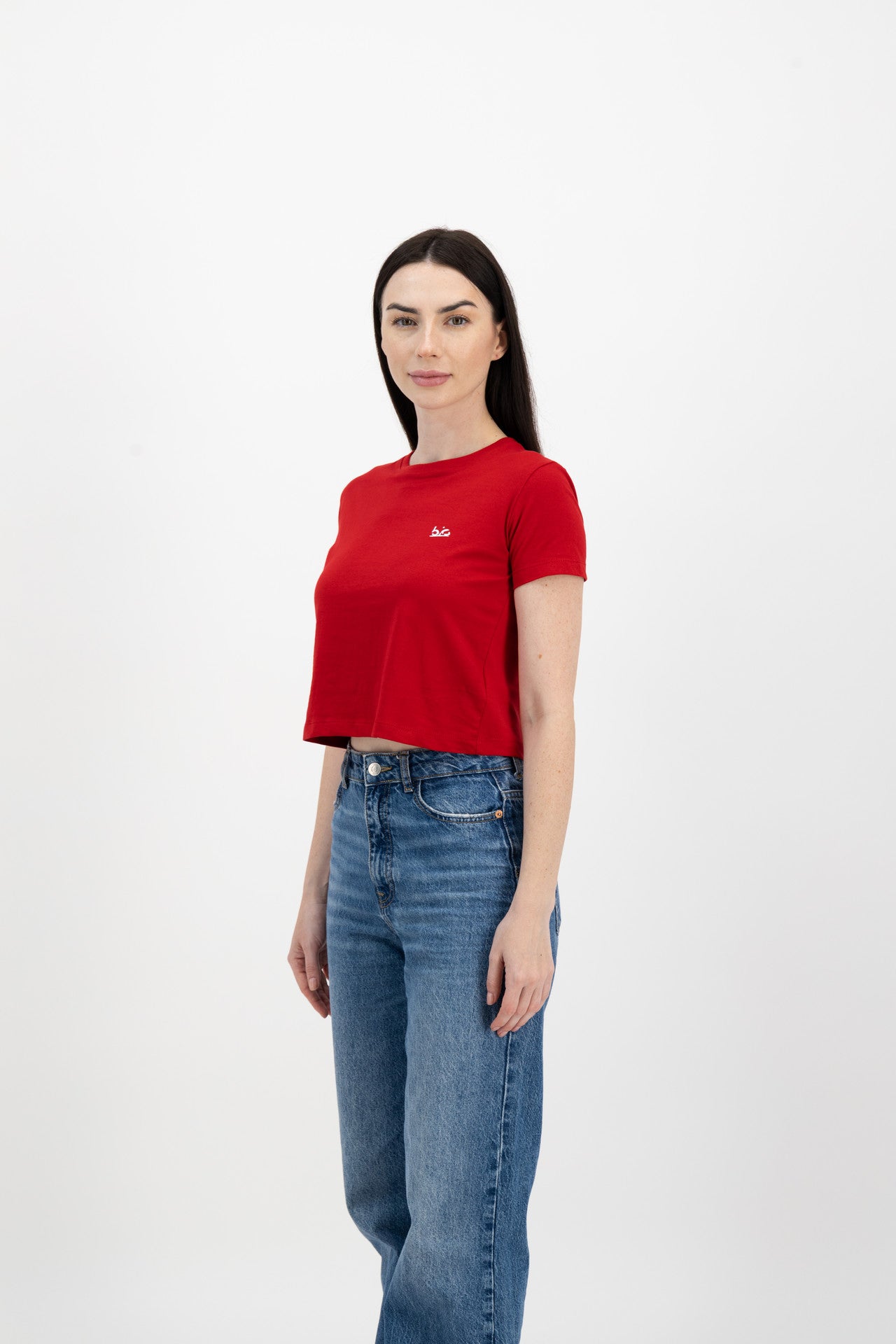 Teens Crop Top Red