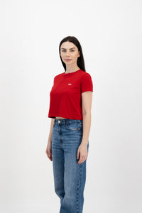 Teens Crop Top Red