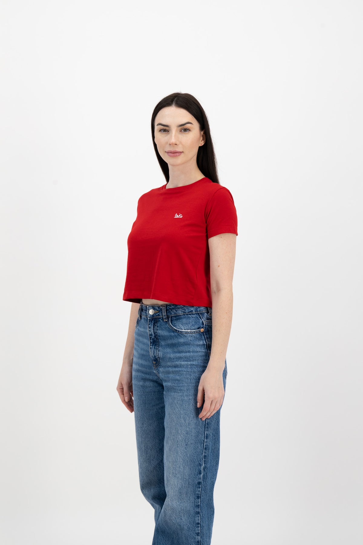 Teens Crop Top Red