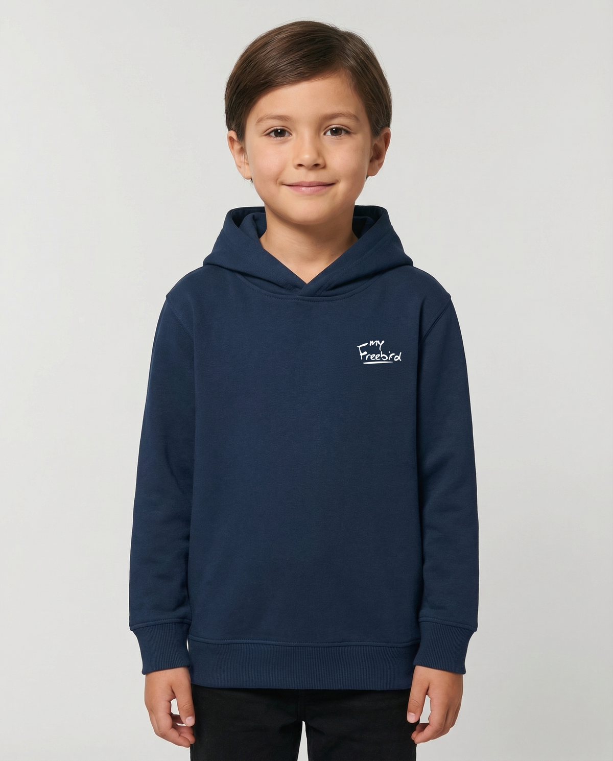 Kids Pullover Hoodie Navy Blue