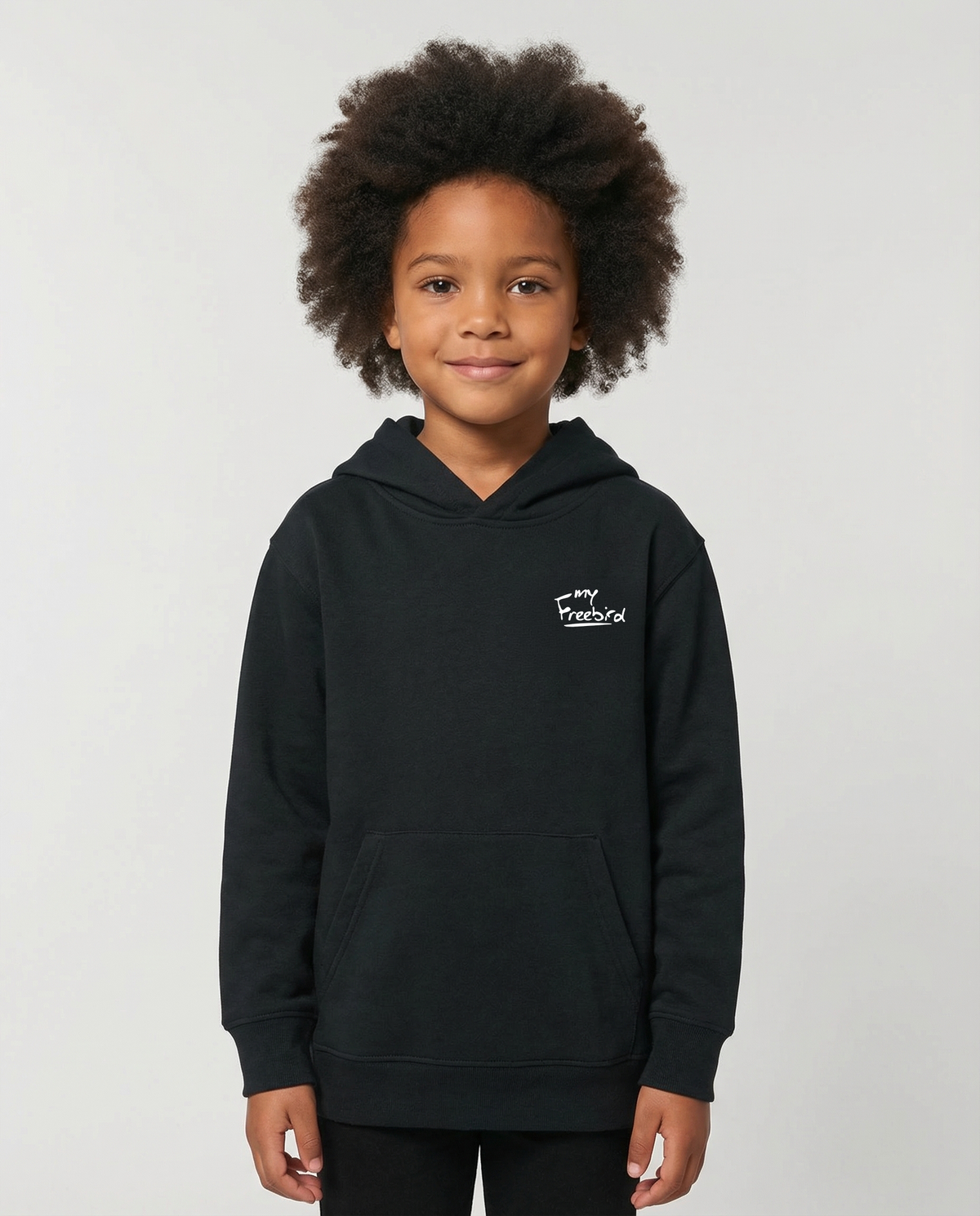 Kids Pullover Hoodie Navy Black