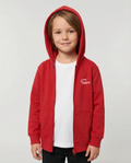 Kids Zipper Hoodie Red